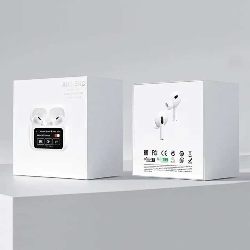 A9 Pro Touchscreen Wireless AirPods – Smart Display Charging Case | Touch Control | Free Delivery All Over Pakistan