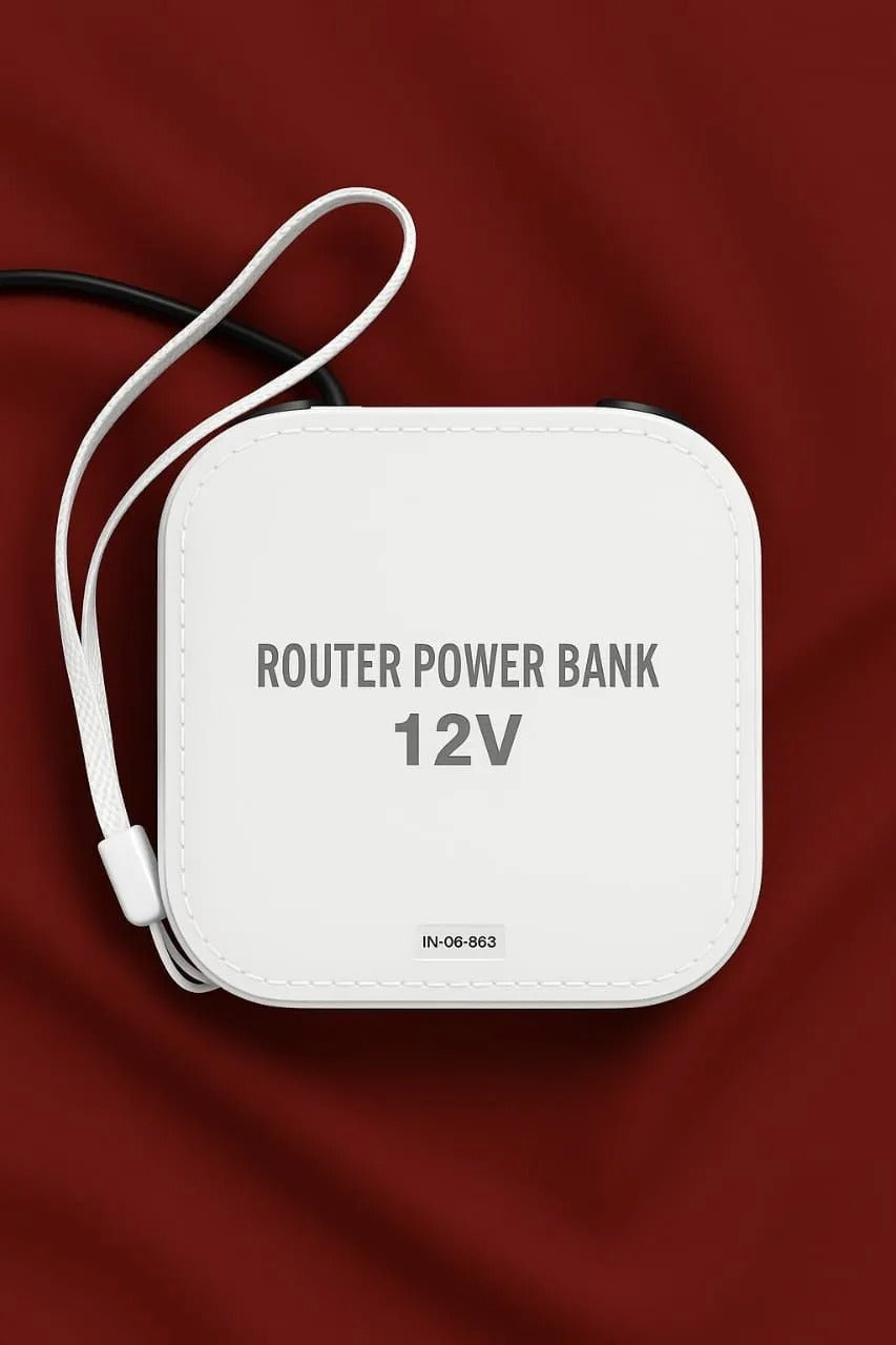 WiFi Router UPS Power Bank – 12V | 5 Hours Backup for 12V Routers