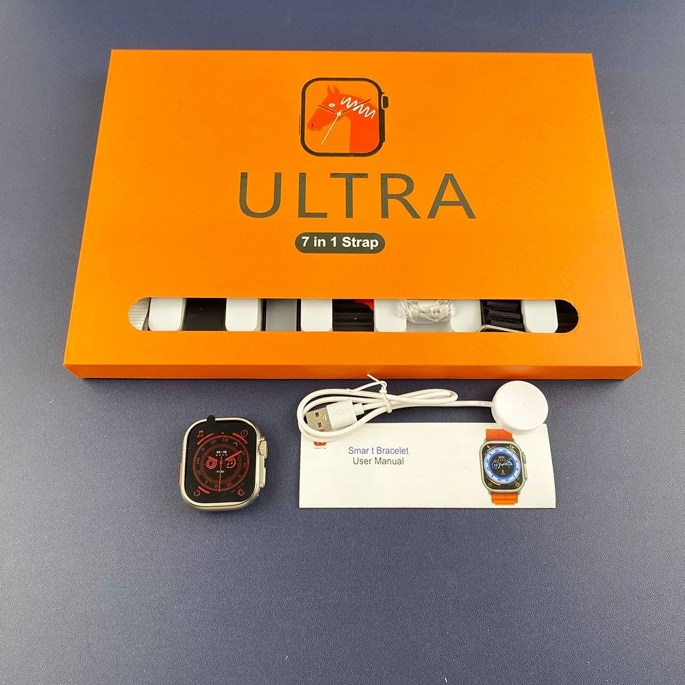 Ultra 2 Smart Watch – 7 in 1 Strap Box | Stylish & Functional | Free Delivery All Over Pakistan