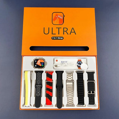 Ultra 2 Smart Watch – 7 in 1 Strap Box | Stylish & Functional | Free Delivery All Over Pakistan