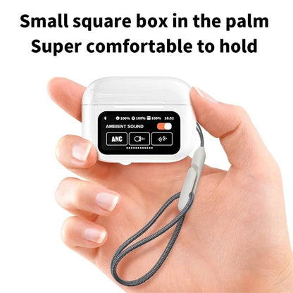 A9 Pro Touchscreen Wireless AirPods – Smart Display Charging Case | Touch Control | Free Delivery All Over Pakistan