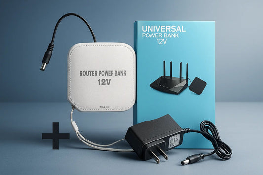 WiFi Router UPS Power Bank – 12V | 5 Hours Backup for 12V Routers